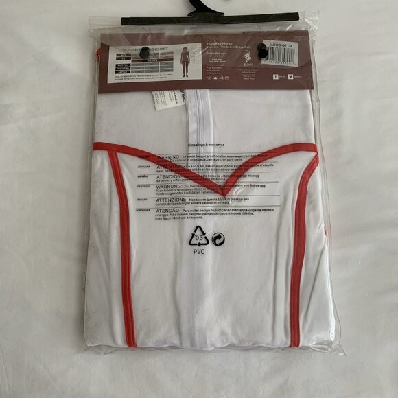 Naughty Nurse Costume Medium Halloween Cosplay New - Picture 6 of 6